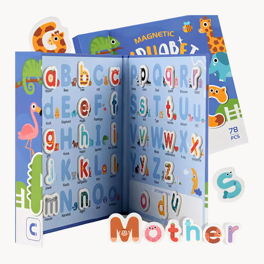 Magnetic Alphabet Letters Book – A to Z Learning for Kids