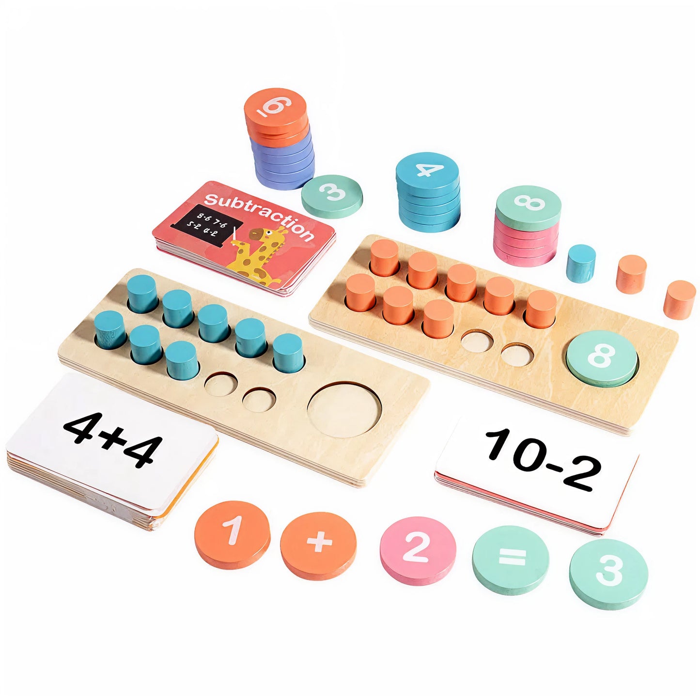 Ten Frame Math Set – Learn Numbers, Addition & Subtraction Through Play