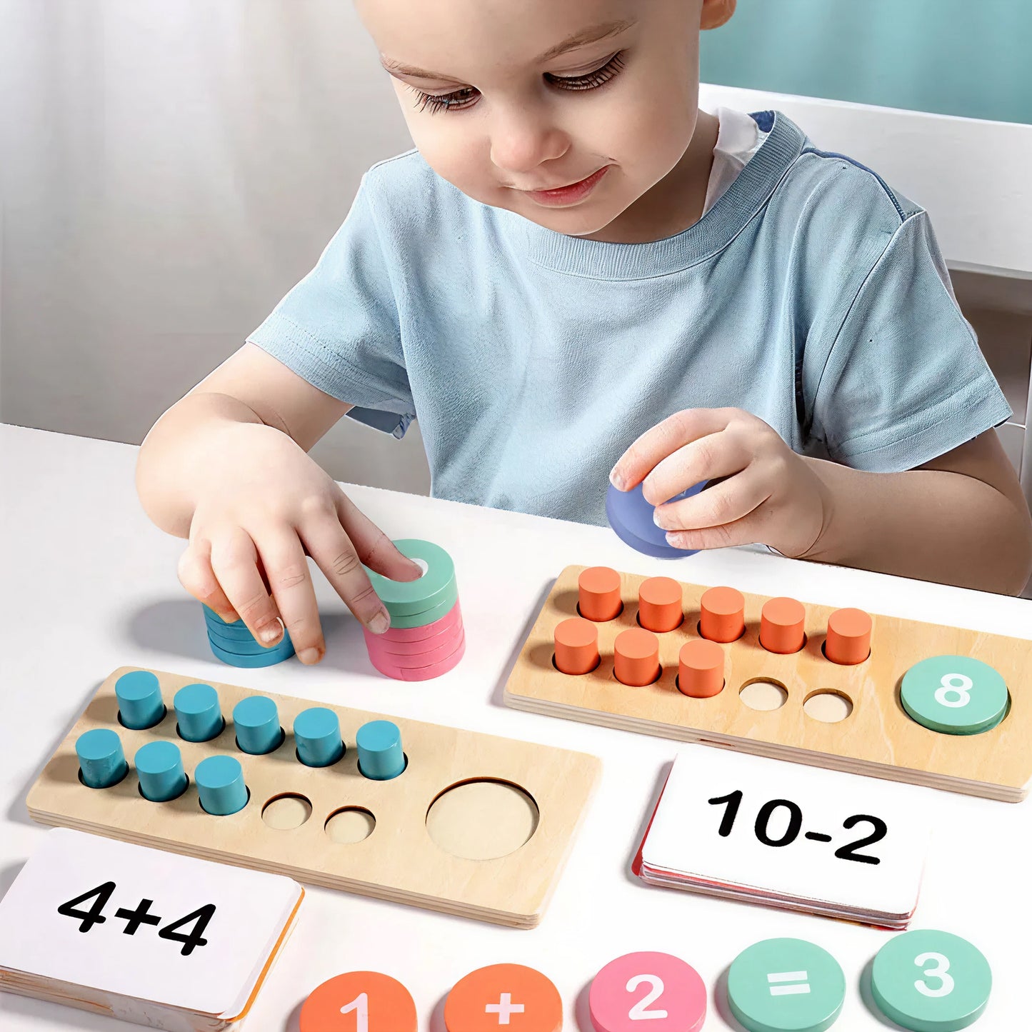 Ten Frame Math Set – Learn Numbers, Addition & Subtraction Through Play