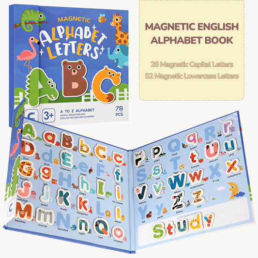 Magnetic Alphabet Letters Book – A to Z Learning for Kids