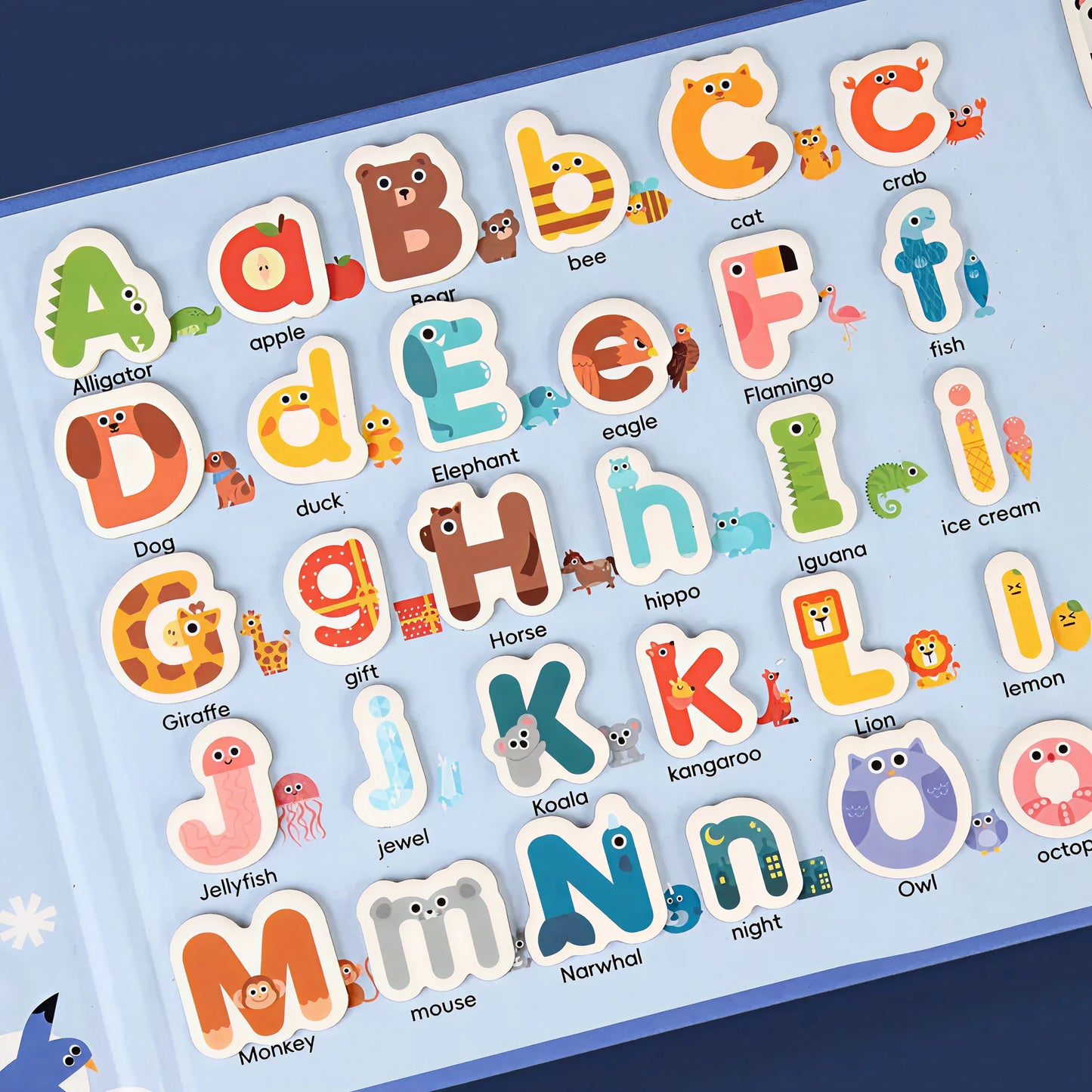 Magnetic Alphabet Letters Book – A to Z Learning for Kids