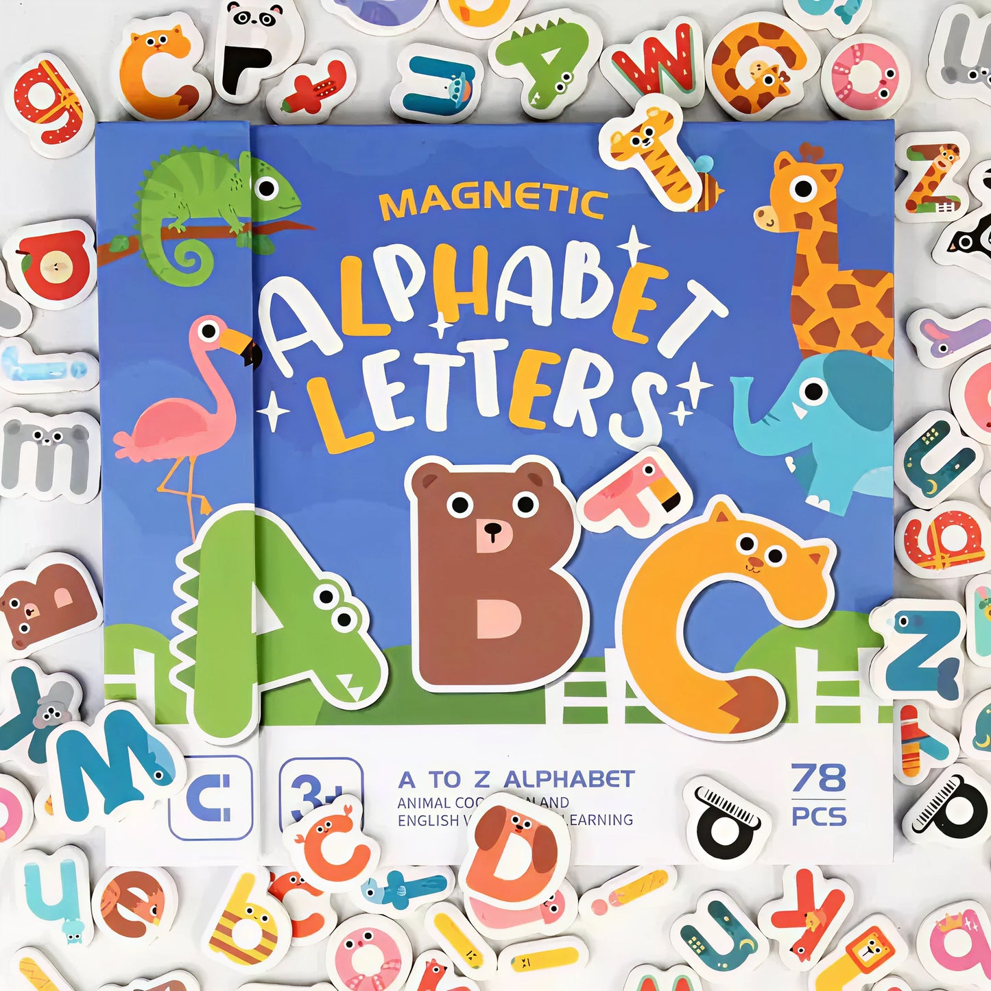 Magnetic Alphabet Letters Book – A to Z Learning for Kids