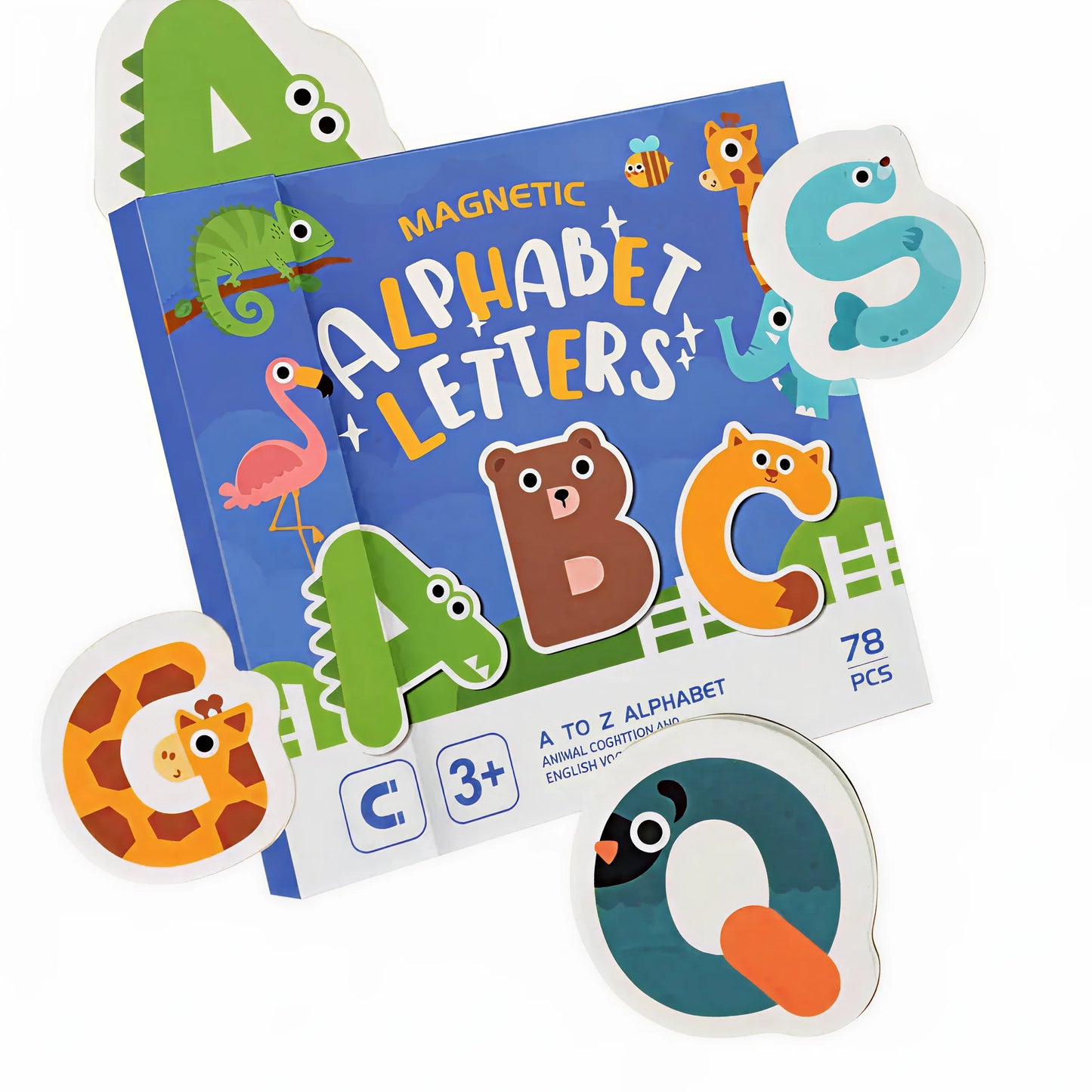 Magnetic Alphabet Letters Book – A to Z Learning for Kids
