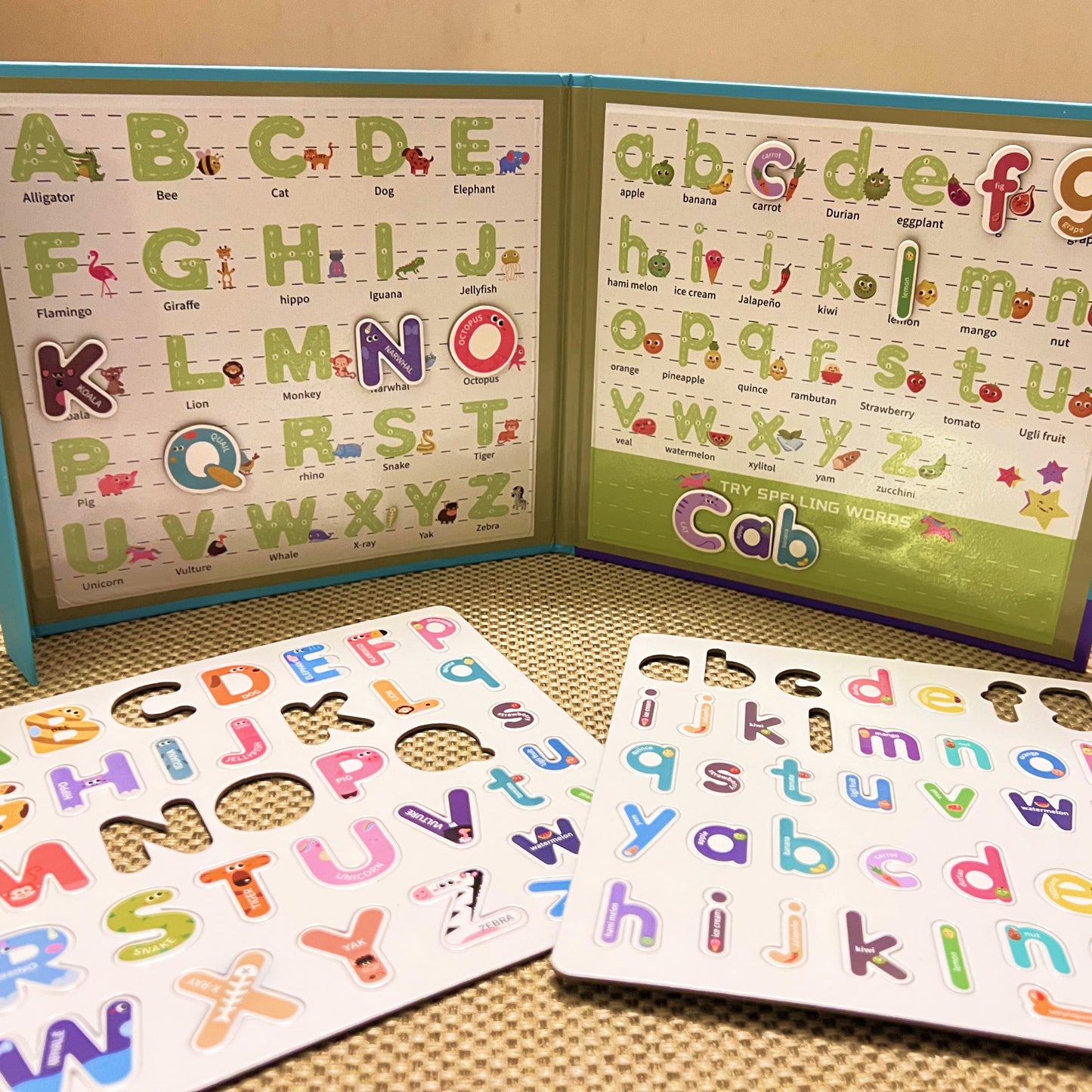 Magnetic Alphabet Letters Book – A to Z Learning for Kids