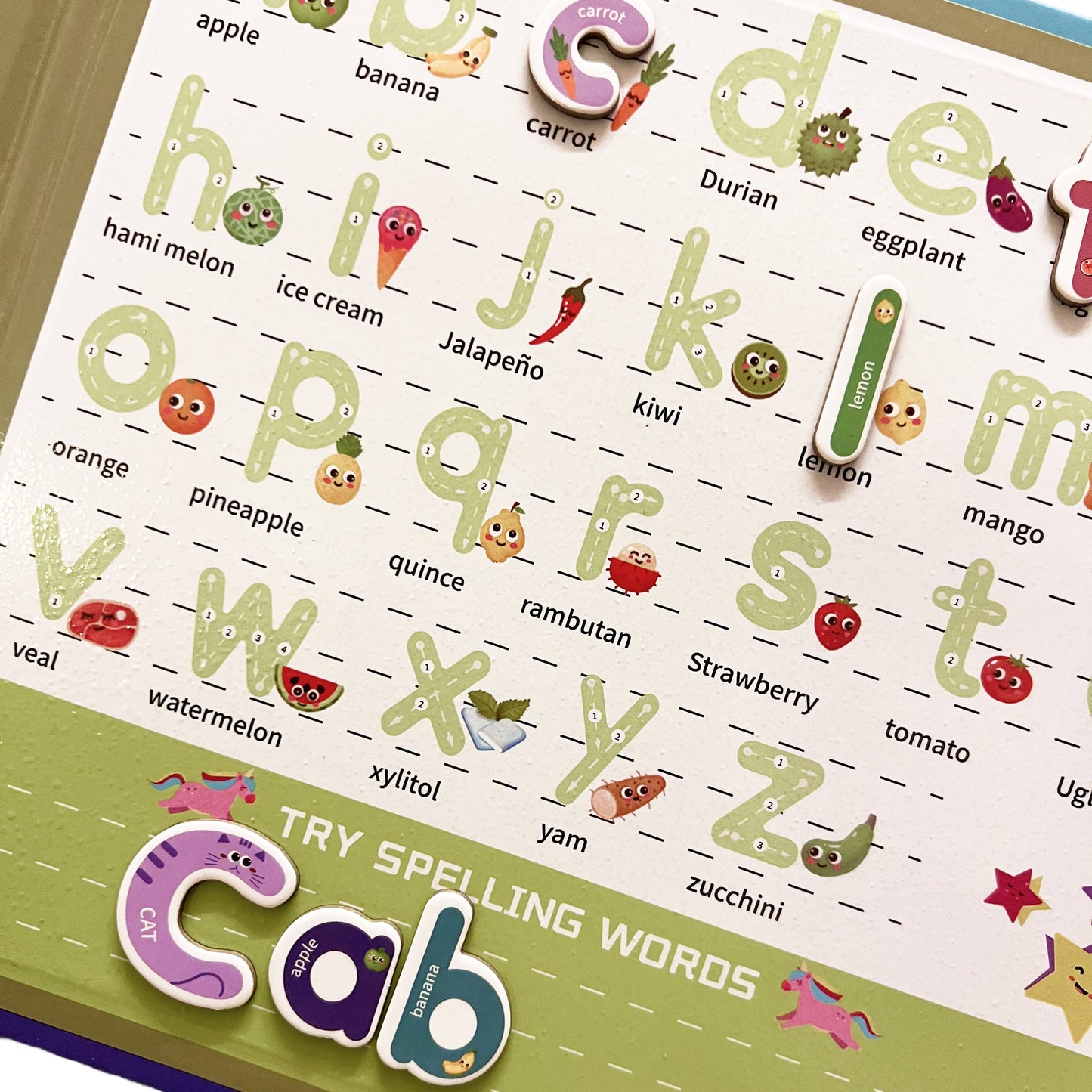 Magnetic Alphabet Letters Book – A to Z Learning for Kids