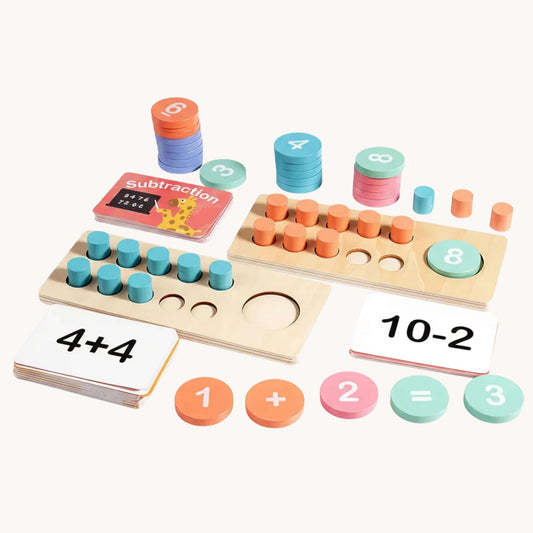 Ten Frame Math Set – Learn Numbers, Addition & Subtraction Through Play